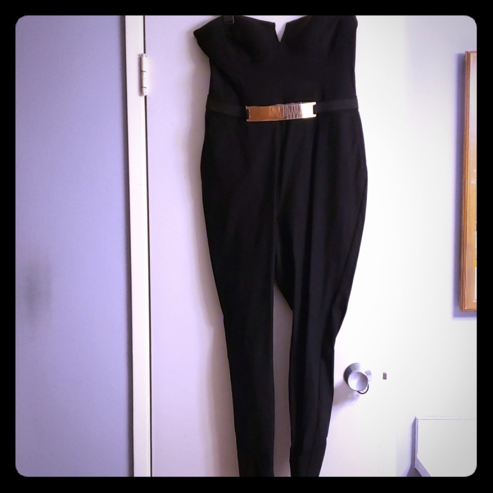 Strapless jumpsuit